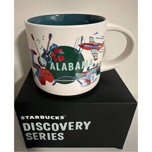 Rare NEW Starbucks ALABAMA Discovery Series Mug 14 0z 2024 with Box
